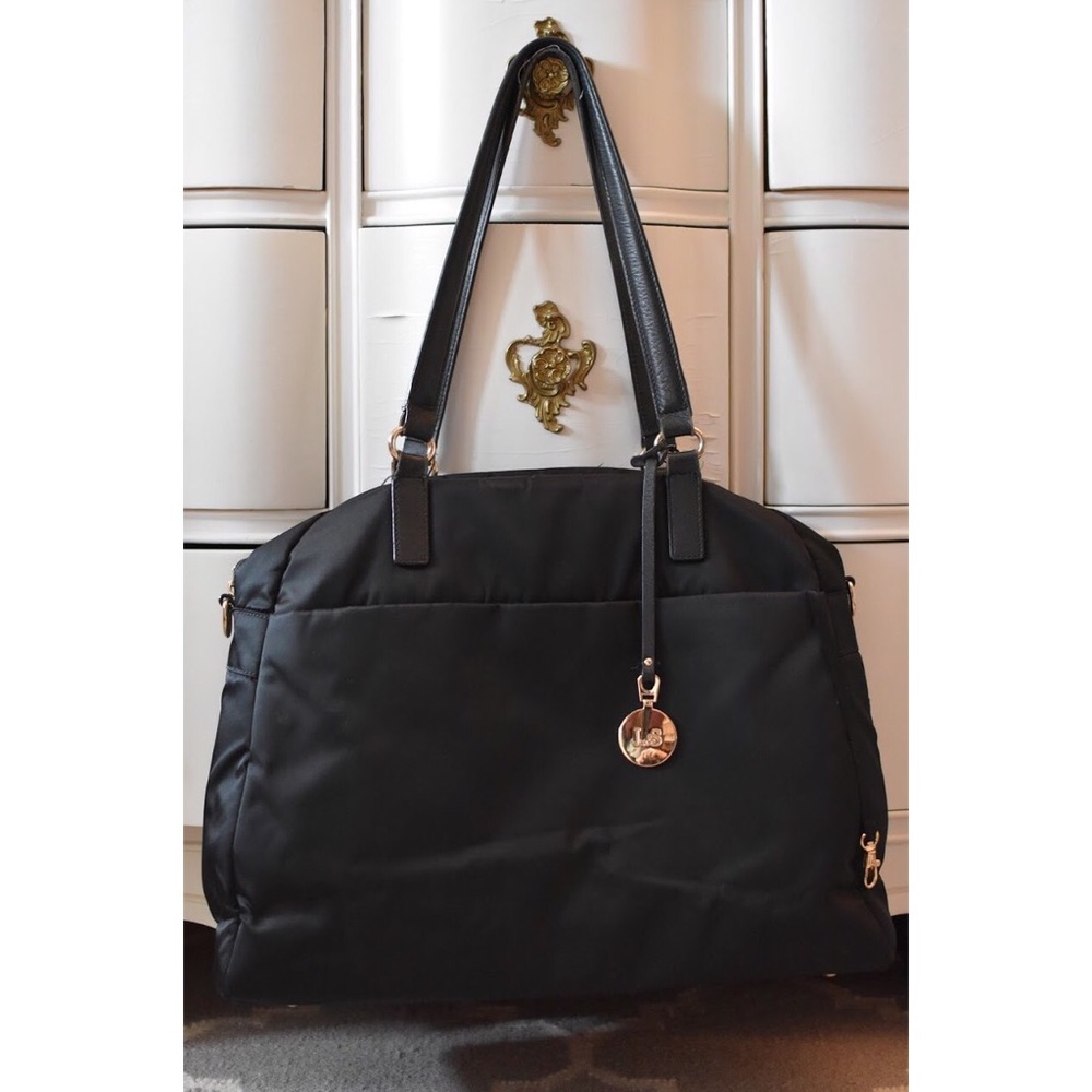 Lo & Sons - The O.G. Bag in Black, Tan Interior